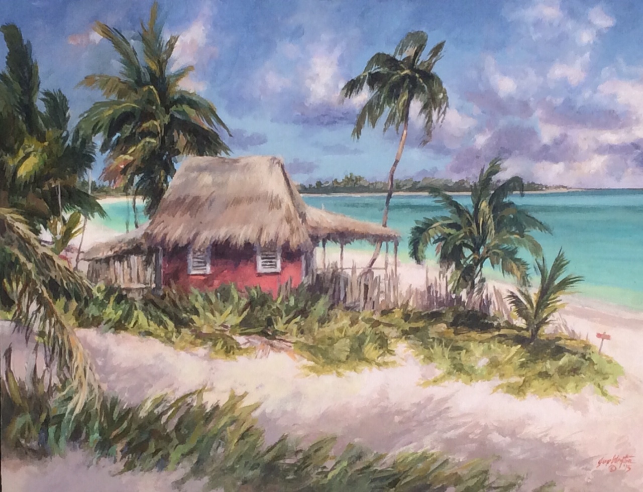 Turtle Nest Keeper, Yucatan, Acrylic