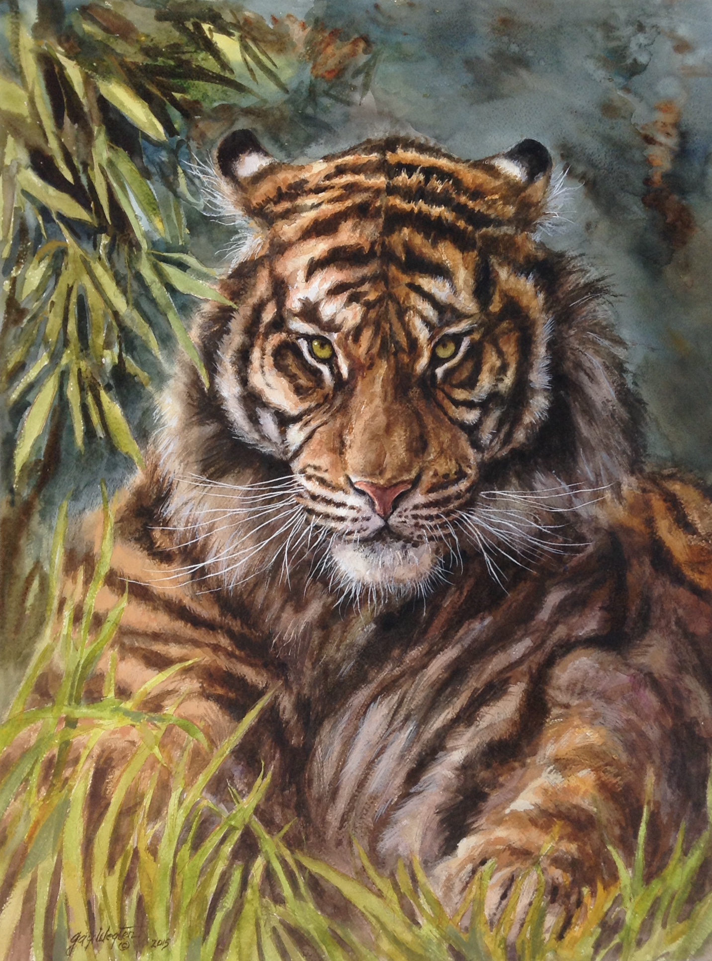 Sumatran Stealth, Watercolor