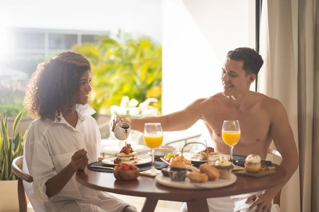 Live Aqua Beach Resort Punta Cana breakfast in room by Dominican Republic architectural hotel photographer thiago da cunha.jpg