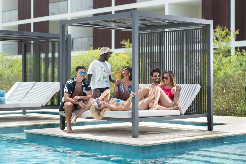 Live Aqua Beach Resort Punta Cana guests relaxing by Dominican Republic architectural hotel photographer thiago da cunha.jpg