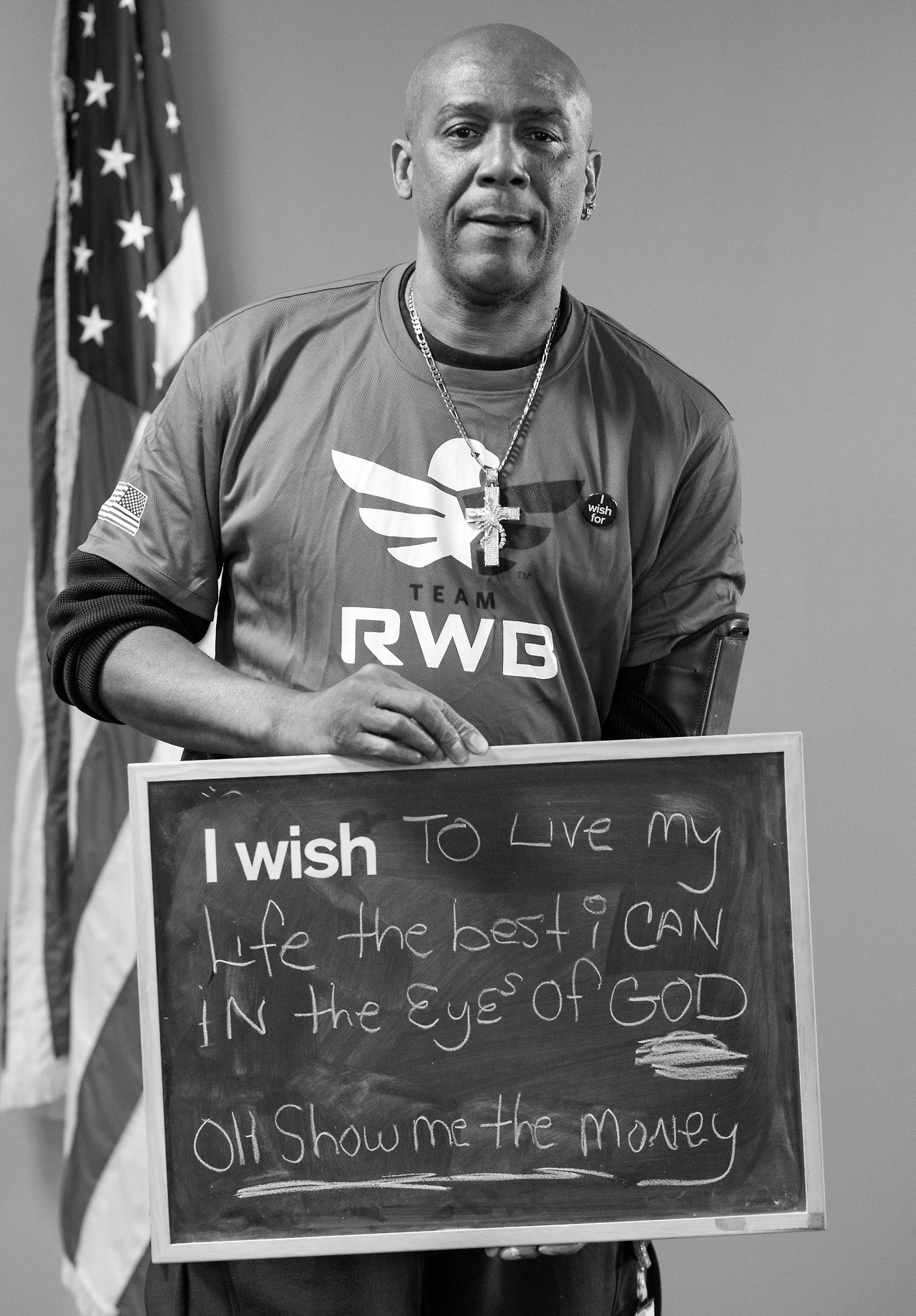 Sidney / War Veteran"I wish to live my life the best I can in the eyes show me the money."Oct.2013 &nbsp; &nbsp;Bronx,NY