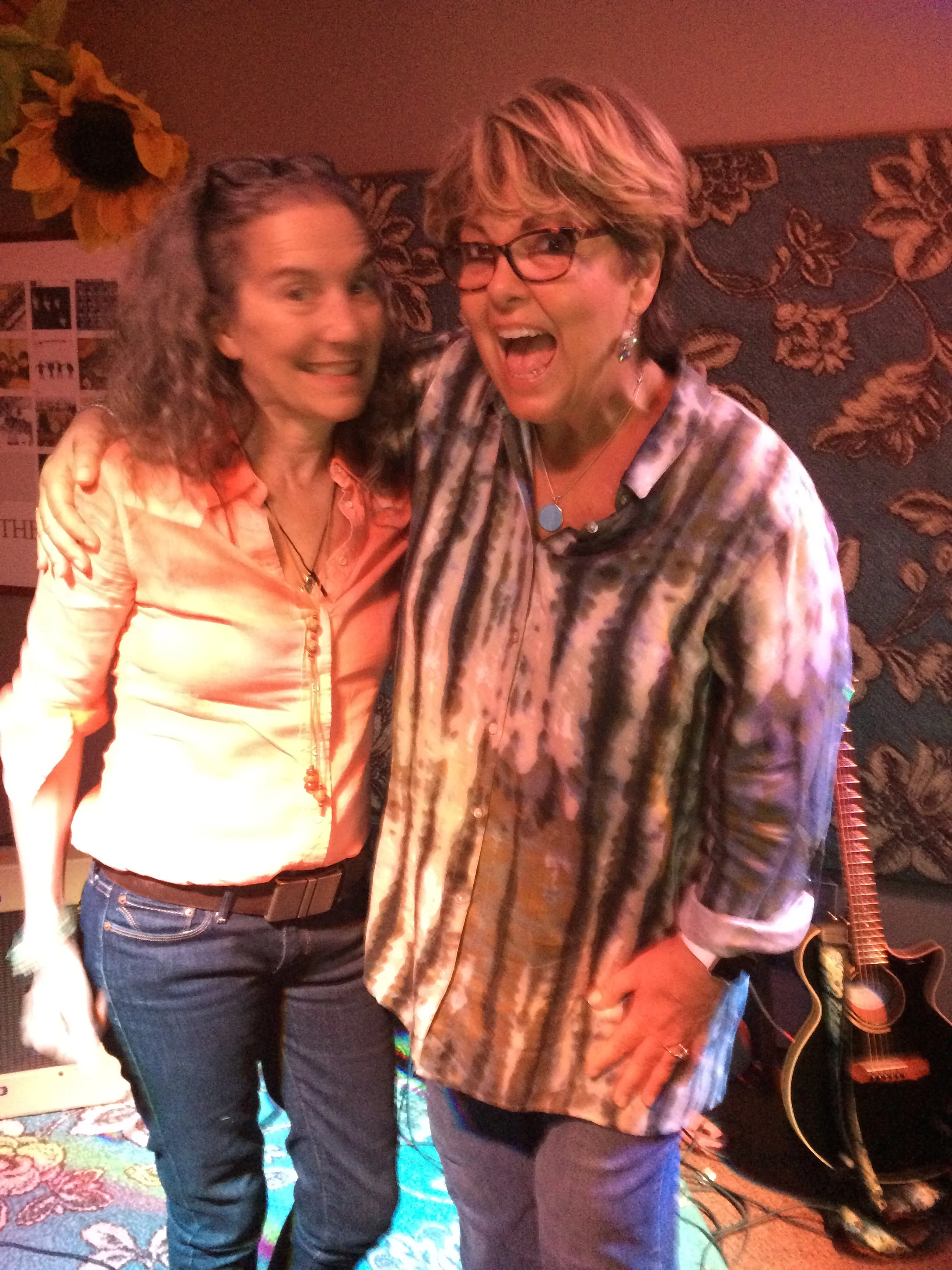 me and Leanna Collins at Torch Lake Cafe, MI
