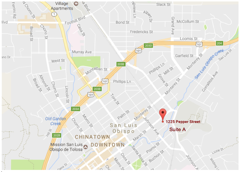 Direction to Dr. Clayton's Office