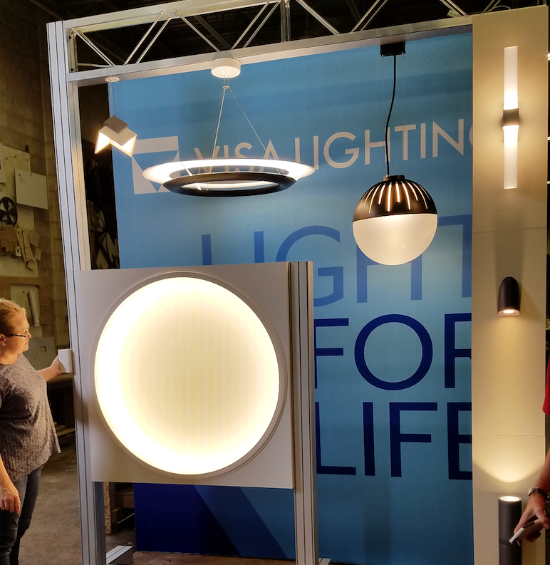 Visa Lighting Display