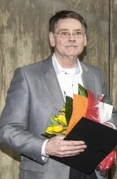 Receiving the award
