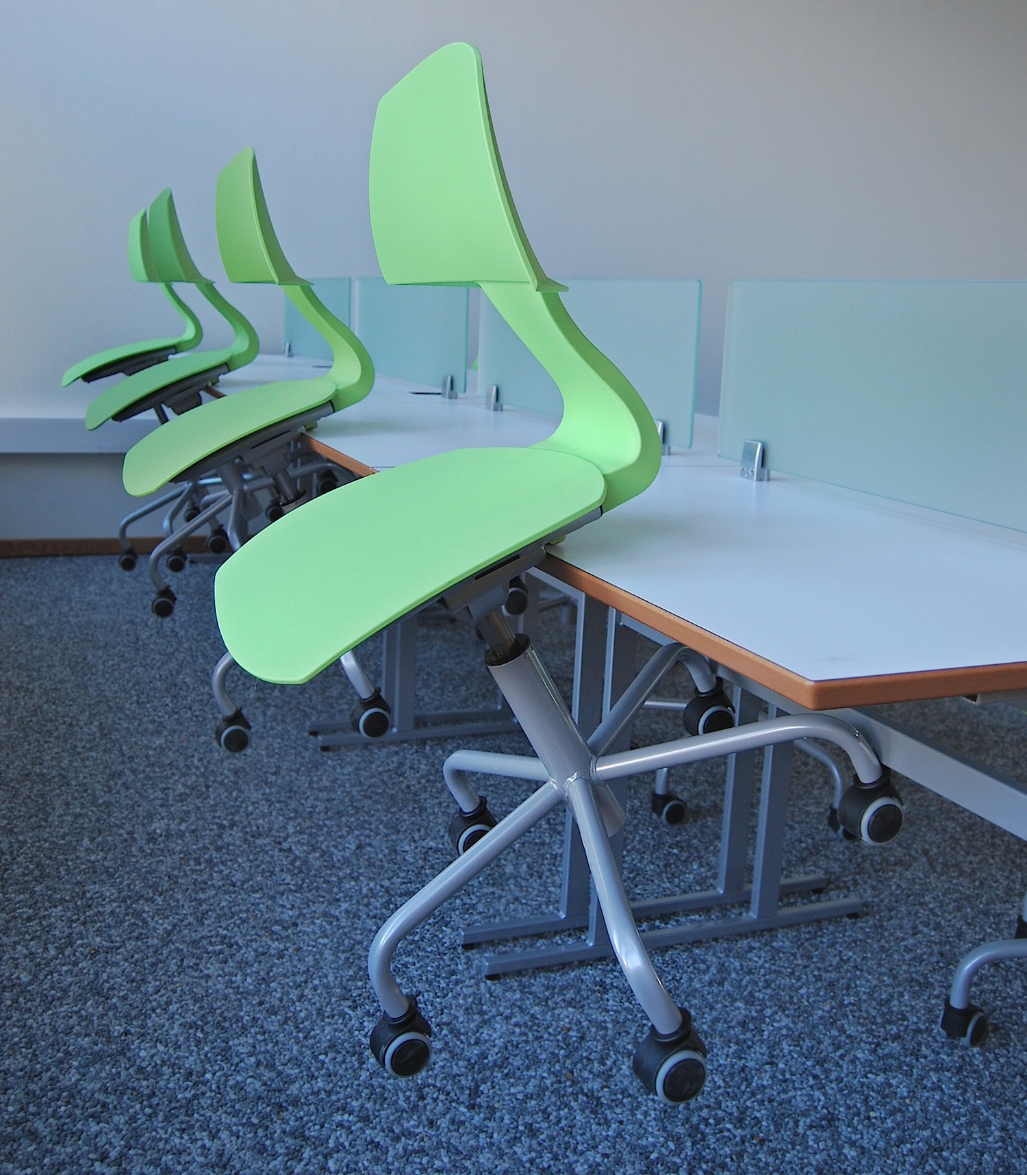Lauf chairs make cleaning easy