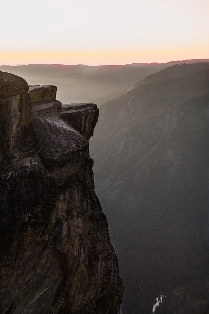 Miguel and Dulce’s sunset engagement session in Yosemite.