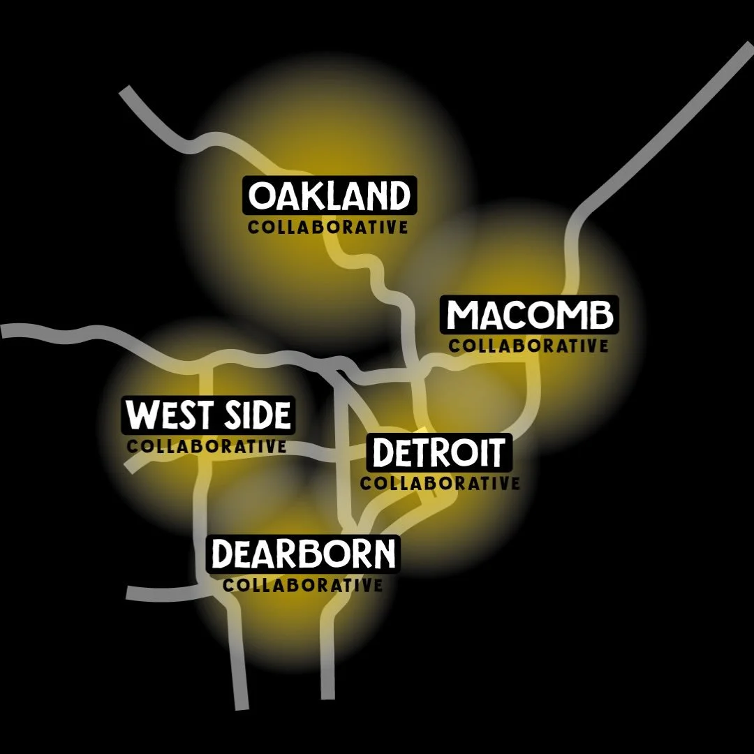We are organizing collaborations around Metro Detroit for campus and young adult ministry. &ldquo;Collabs&rdquo; are 3-5 local churches supporting their nearby campus in partnership with Motor City Campus Ministry. Together with student and other you