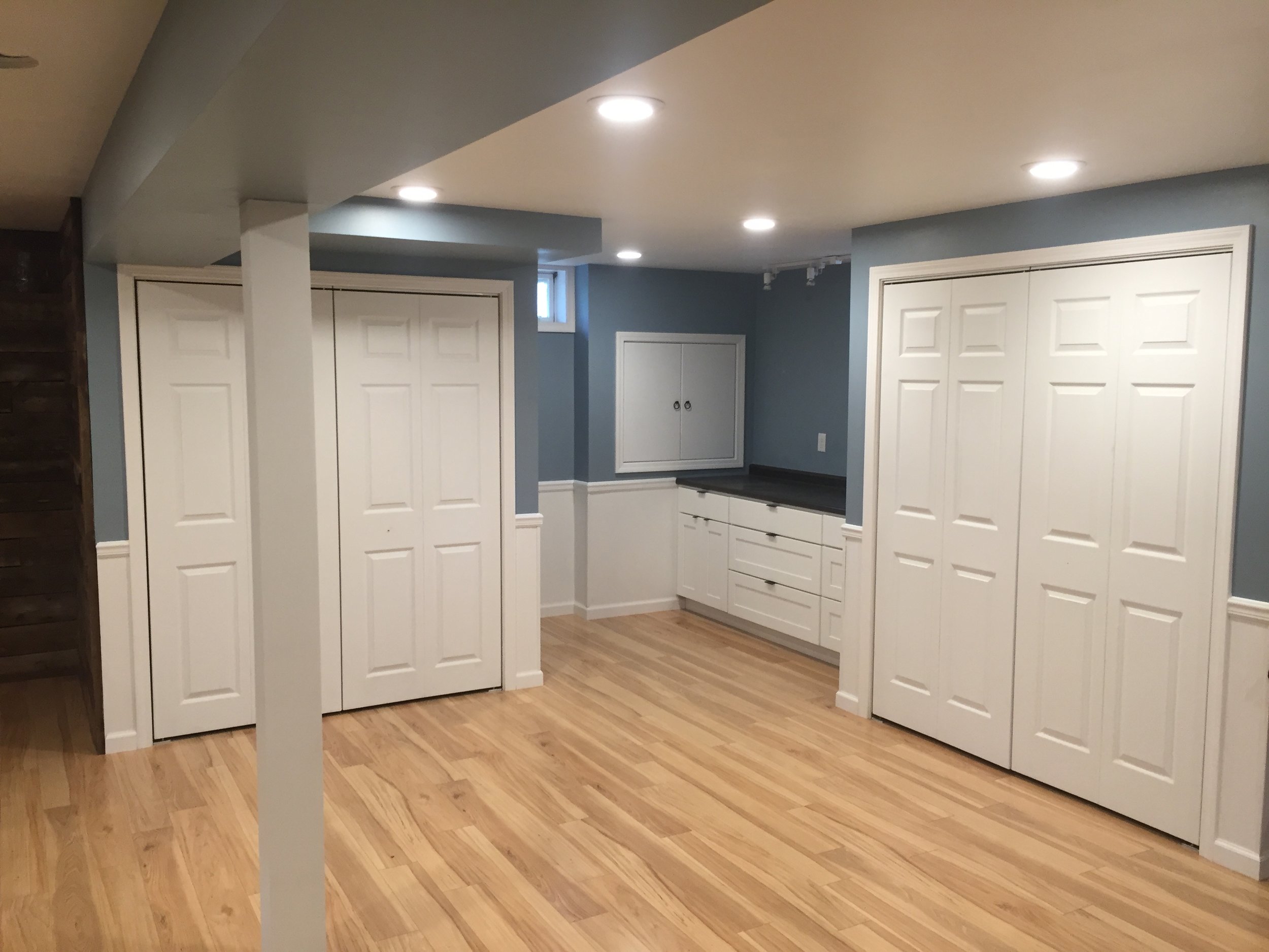  Closets, cabinetry and the laundry area. 