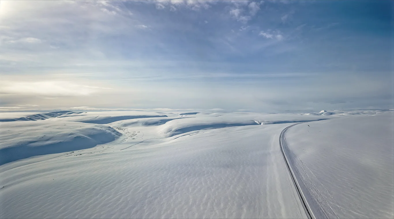Storkløftfjellet ligger mellom Berlevåg og Båtsfjord på østsiden av Finnmark.