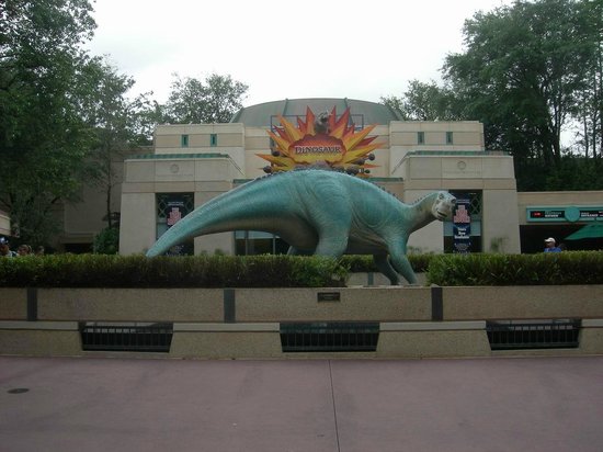Dinosaur's entrance