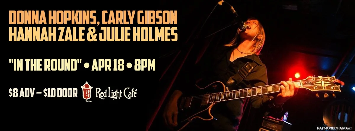 Donna Hopkins, Carly Gibson, Hannah Zale & Julie Holmes — April 18, 2014 — Red Light Café, Atlanta, GA