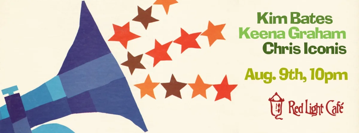 LATE SHOW! Kim Bates, Keena Graham & Chris Iconis — August 9, 2014 — Red Light Café, Atlanta, GA