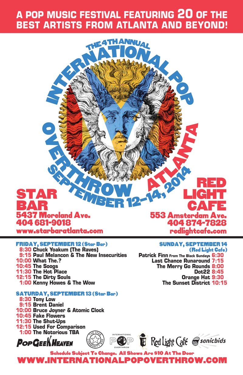 International Pop Overthrow Atlanta: Day 3 — September 14, 2014 — Red Light Café, Atlanta, GA