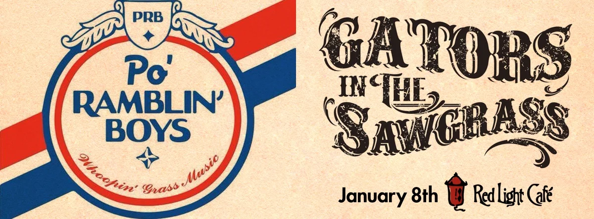 The Po' Ramblin' Boys + Gators in the Sawgrass — January 8, 2015 — Red Light Café, Atlanta, GA