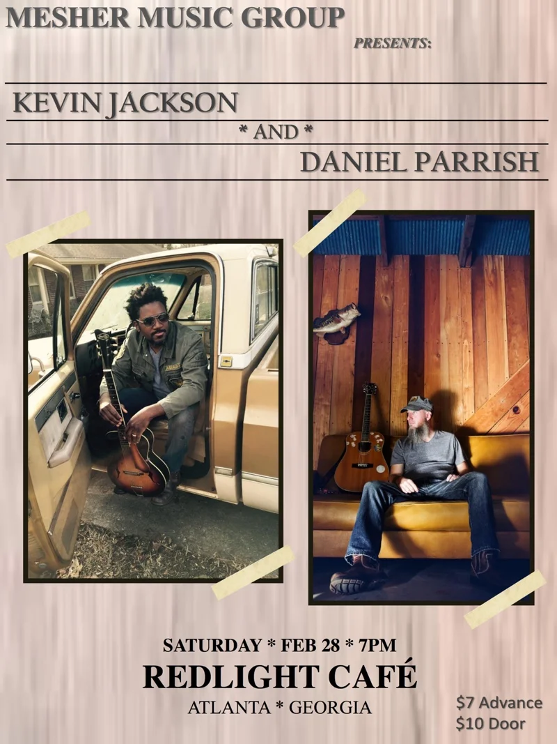 Kevin Jackson with Daniel Parrish — February 28, 2015 — Red Light Café, Atlanta, GA