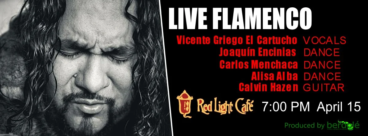 Live Flamenco ft. Vicente Griego & Joaquín Encinias — April 15, 2015 — Red Light Café, Atlanta, GA