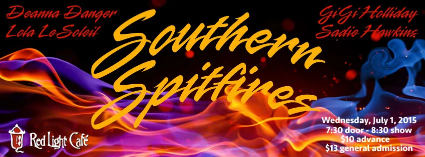 Southern Spitfires: An Evening with Deanna, GiGi, Lola & Sadie — July 1, 2015 — Red Light Café, Atlanta, GA