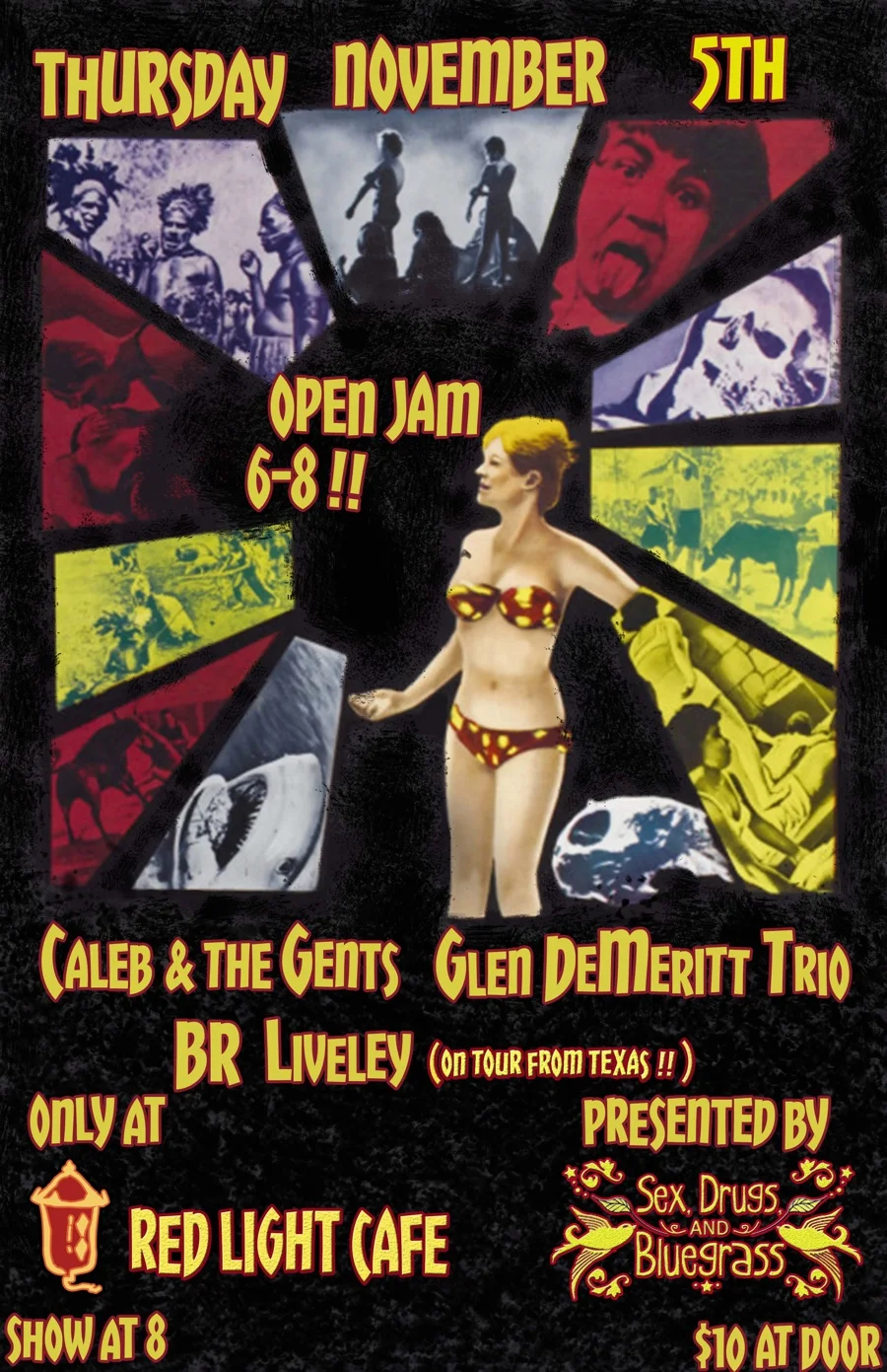 Caleb & The Gents + Glen DeMeritt Trio + B.R. Lively — November 5, 2015 — Red Light Café, Atlanta, GA