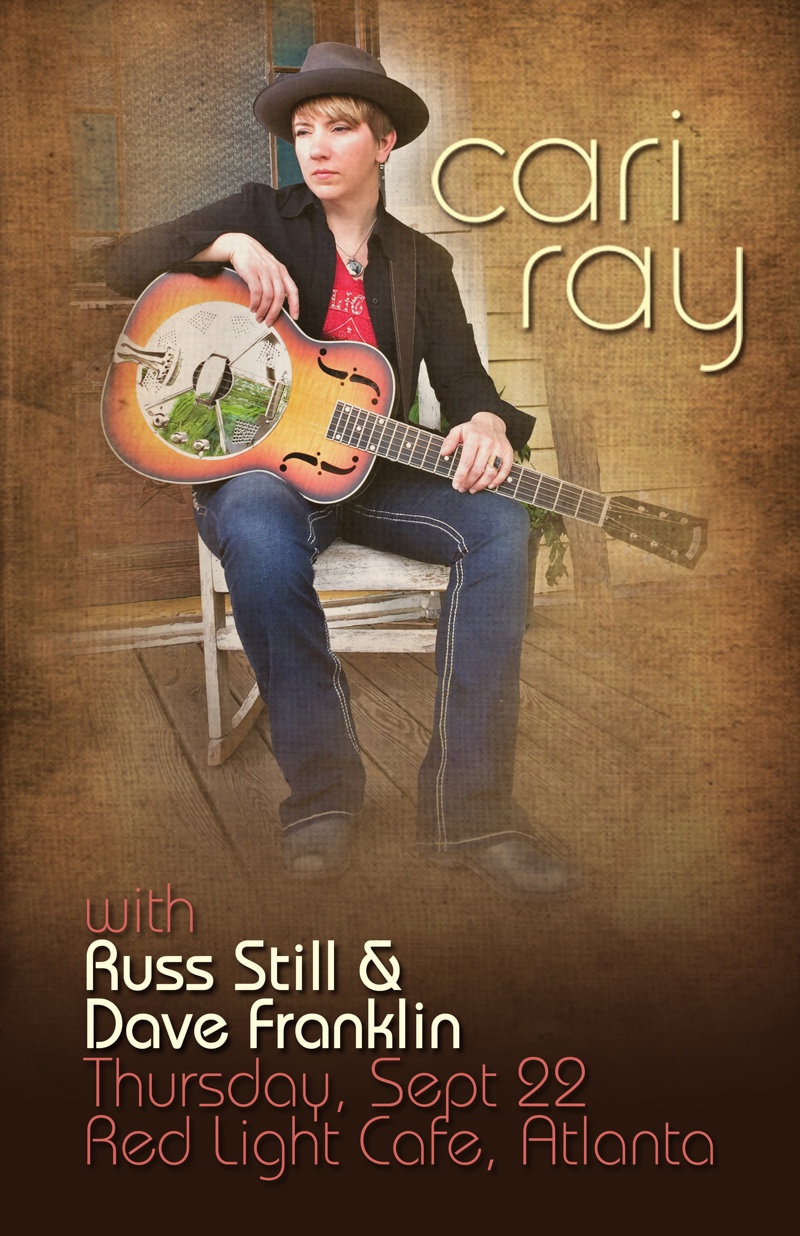 Cari Ray w/ Russ Still + Dave Franklin — September 22, 2016 — Red Light Café, Atlanta, GA