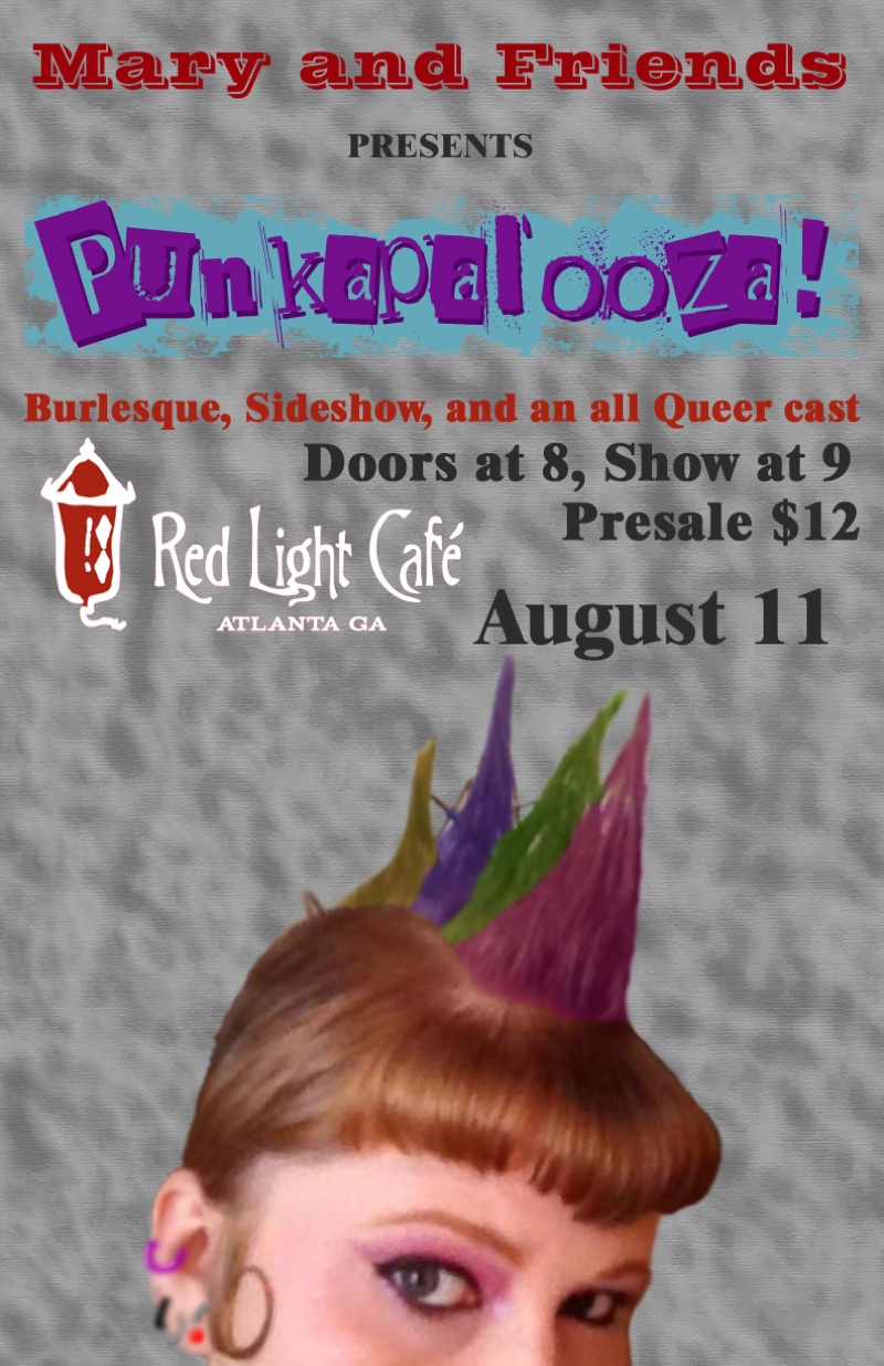 Mary and Friends: Punkapalooza! — August 11, 2017 — Red Light Café, Atlanta, GA