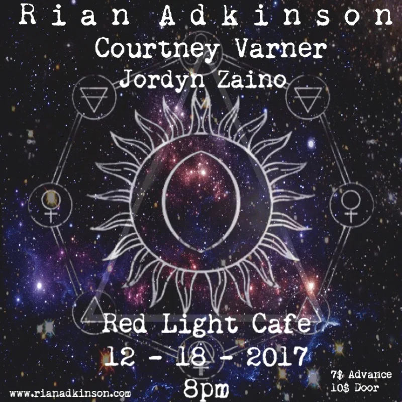 Rian Adkinson w/ Courtney Varner — December 18, 2017 — Red Light Café, Atlanta, GA