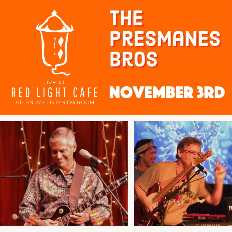 The Presmanes Brothers — November 3, 2018 — Red Light Café, Atlanta, GA