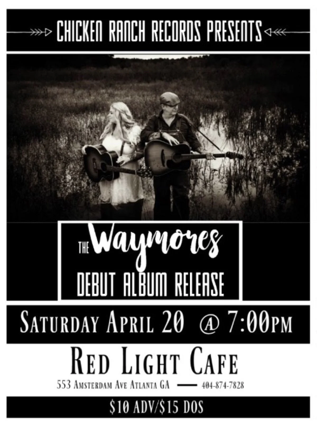 The Waymores Debut Album Release Party — April 20, 2019 — Red Light Café, Atlanta, GA