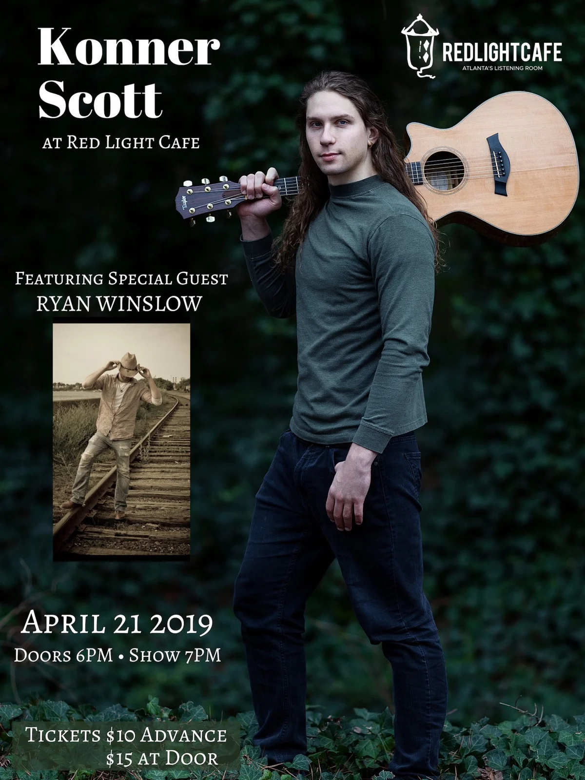 Konner Scott w/ special guest Ryan Winslow — April 21, 2019 — Red Light Café, Atlanta, GA