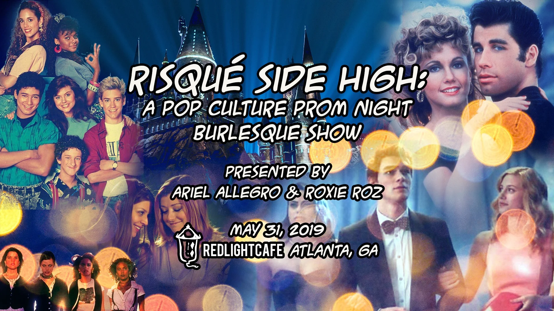 Risqué-Side High: Prom Night & Burlesque Show by Ariel Allegro — May 31, 2019 — Red Light Café, Atlanta, GA