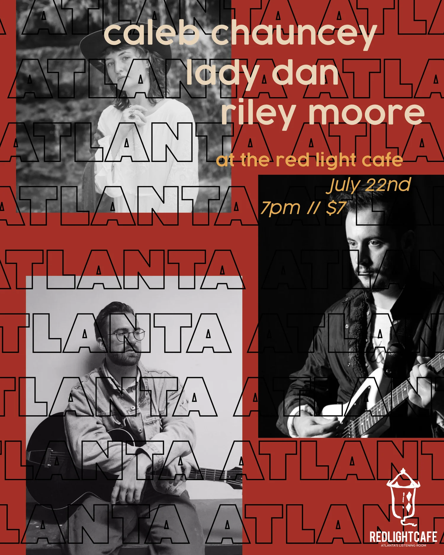 Lady Dan w/ Caleb Chauncey + Riley Moore: Saint of the Soulless Tour — July 22, 2019 — Red Light Café, Atlanta, GA