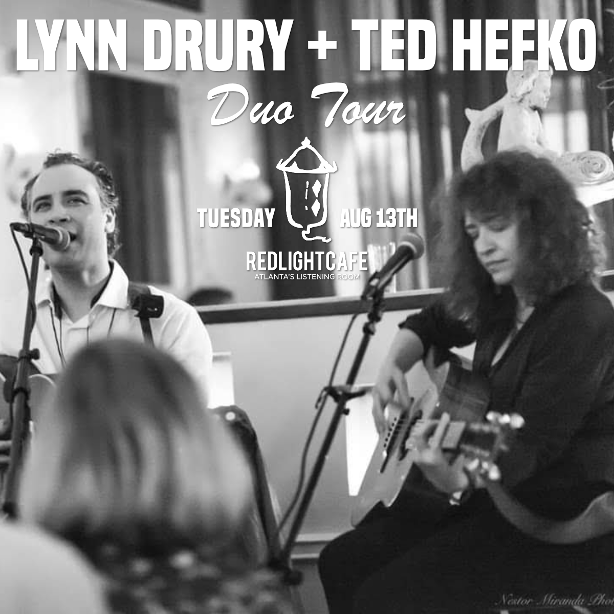 Lynn Drury + Ted Hefko Duo Tour — August 13, 2019 — Red Light Café, Atlanta, GA