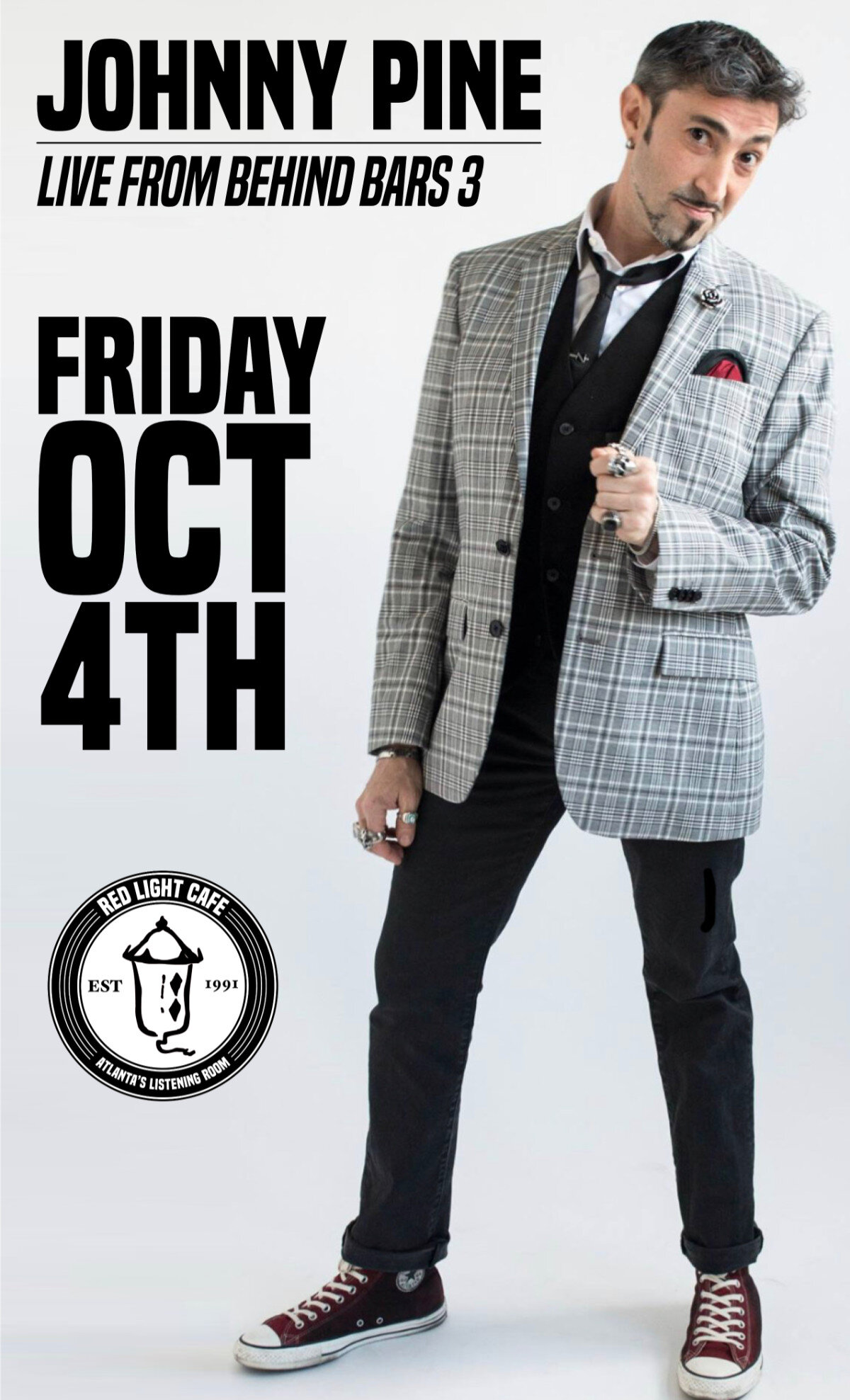Johnny Pine LIVE From Behind Bars: Chapter 3 — October 4, 2019 — Red Light Café, Atlanta, GA
