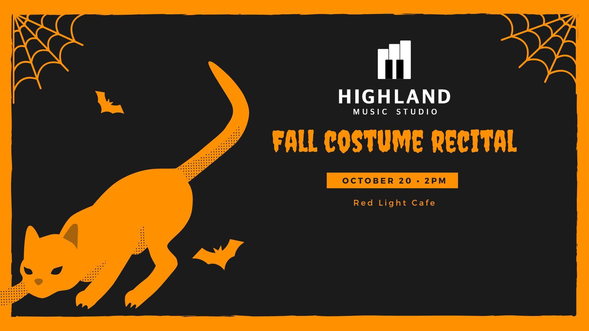 Highland Music Studio Fall Costume Recital — October 20, 2019 — Red Light Café, Atlanta, GA
