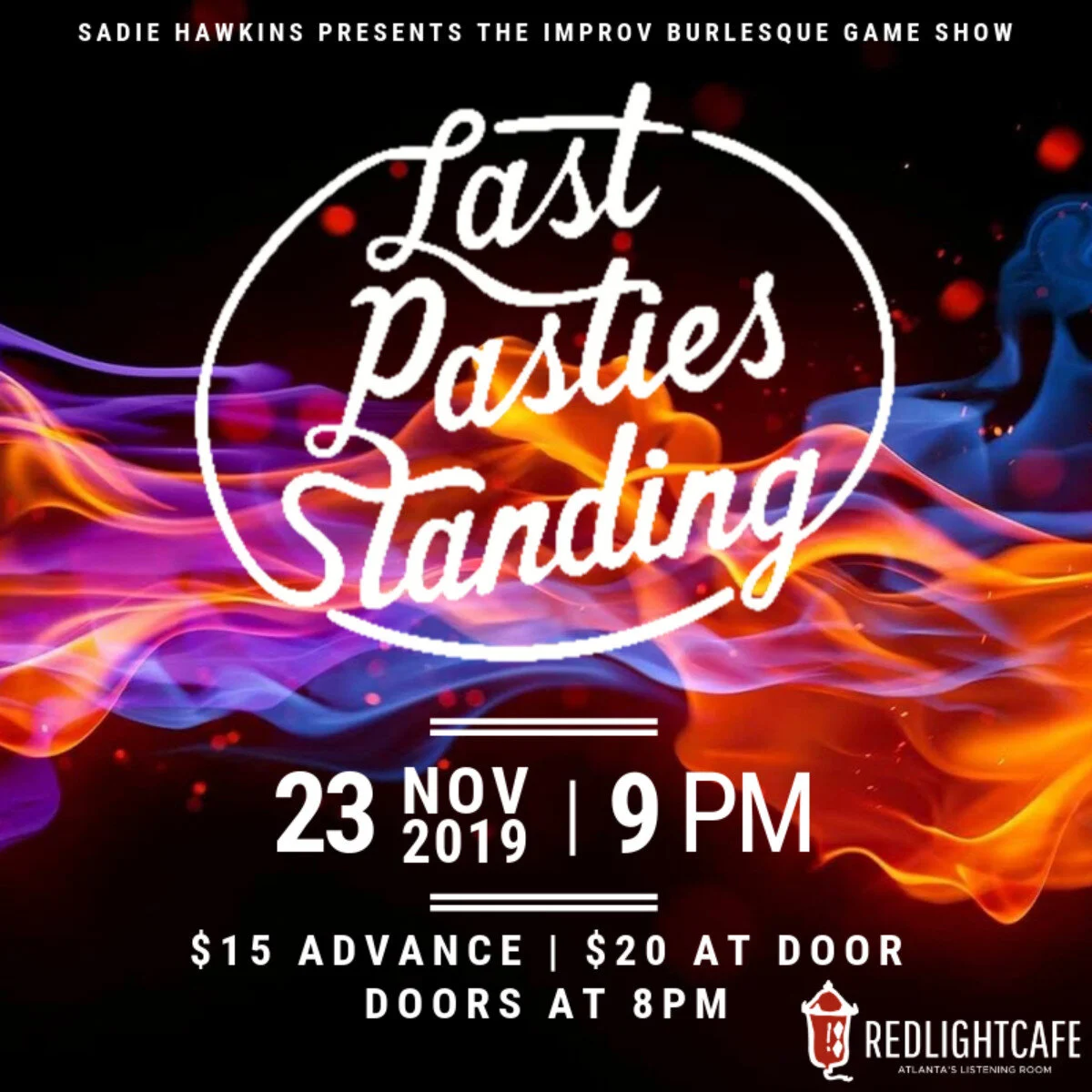 Last Pasties Standing (The Improv Burlesque Game Show): Jock Jams! — November 23, 2019 — Red Light Café, Atlanta, GA