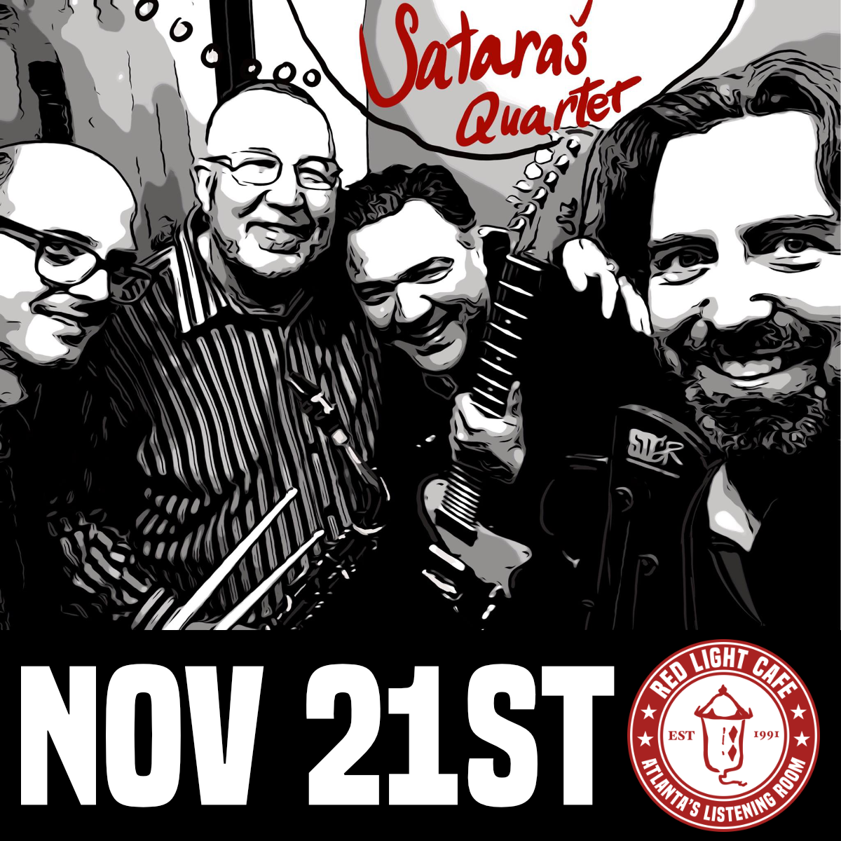 An Evening with Sataraš Quartet — November 21, 2019 — Red Light Café, Atlanta, GA