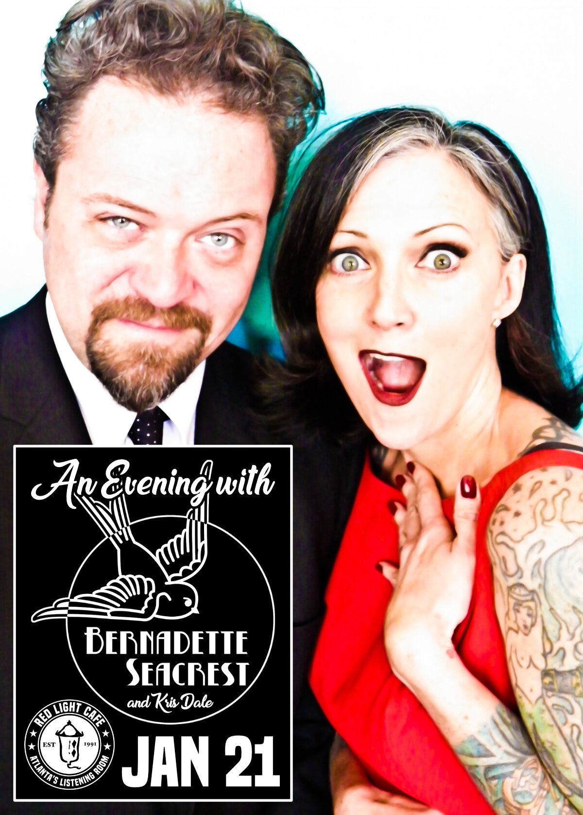 An Evening with Bernadette Seacrest and Kris Dale — January 21, 2020 — Red Light Café, Atlanta, GA