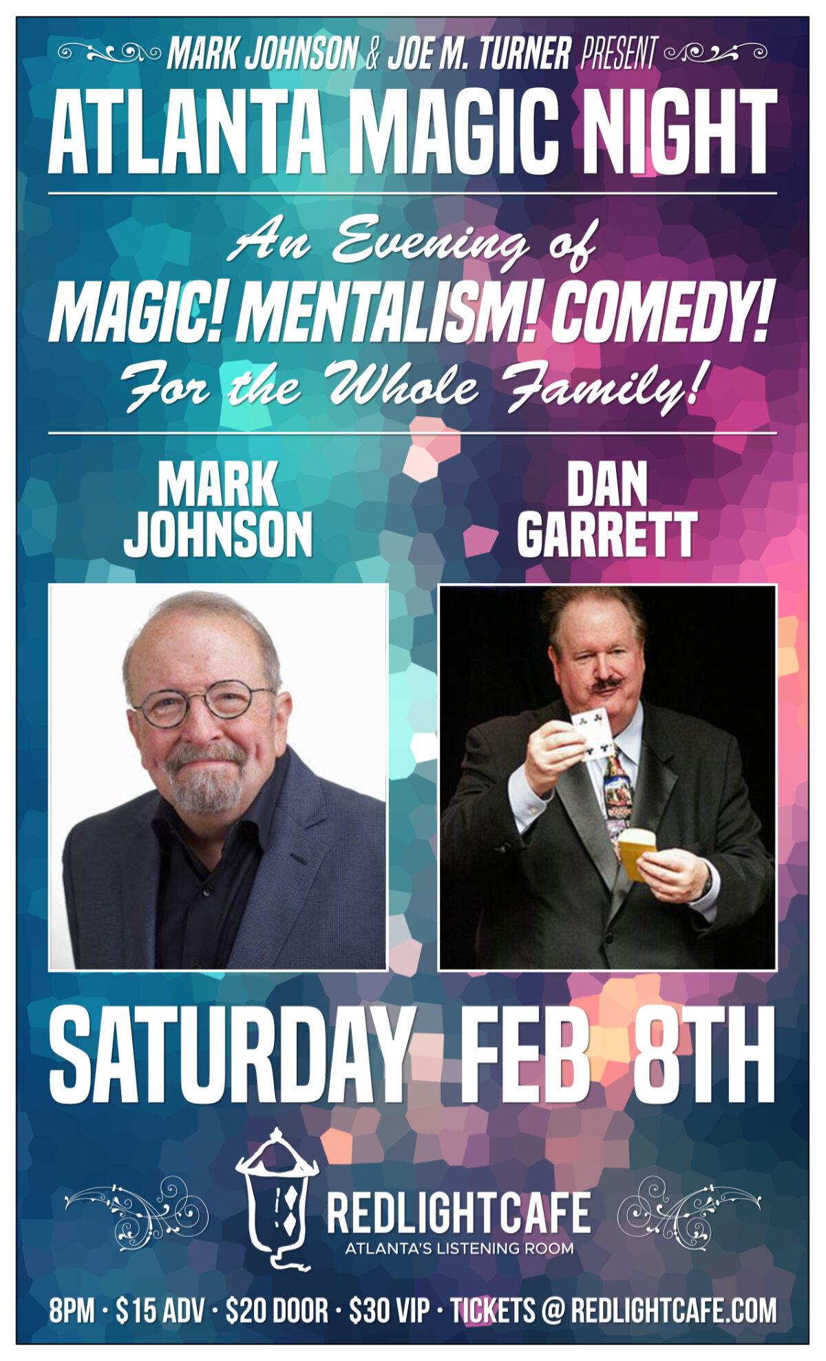 Atlanta Magic Night! w/ Mark Johnson + Dan Garrett — February 8, 2020 — Red Light Café, Atlanta, GA