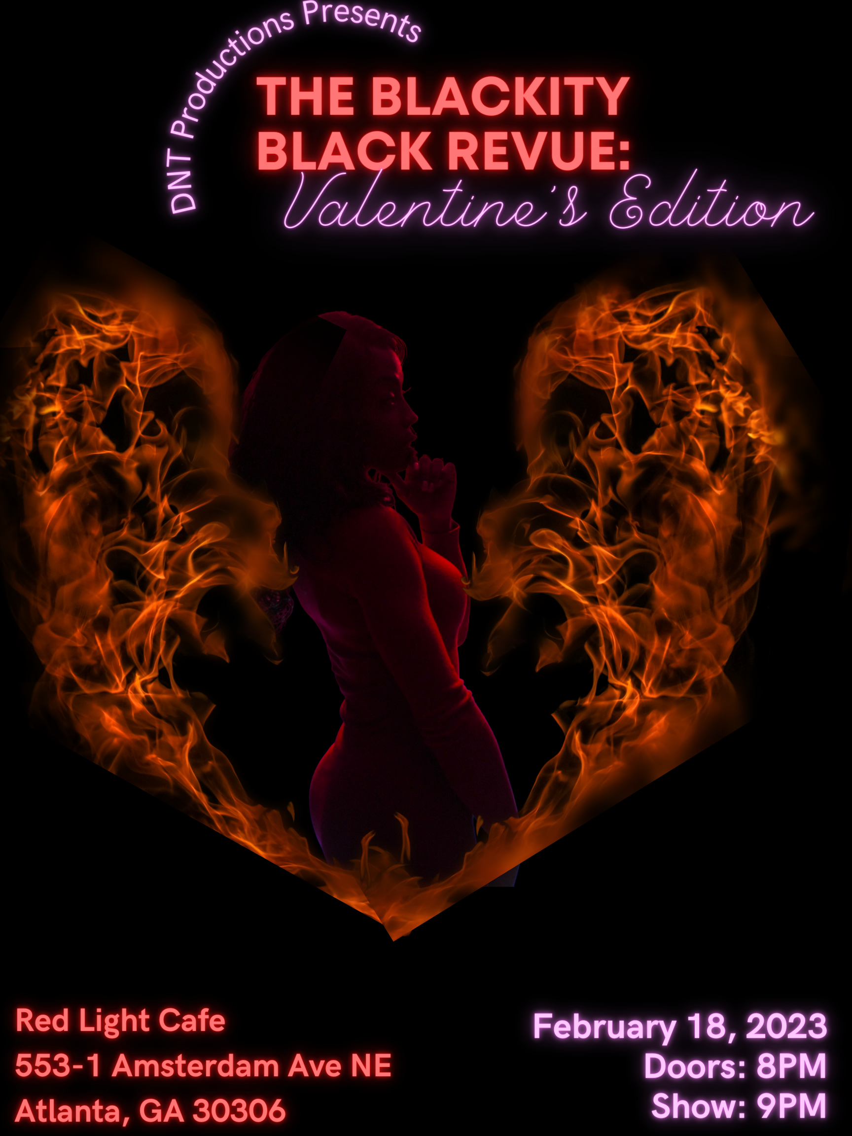 The Blackity Black Revue: Valentine's Edition (presented by DNT Productions) — February 18, 2023 — Red Light Café, Atlanta, GA