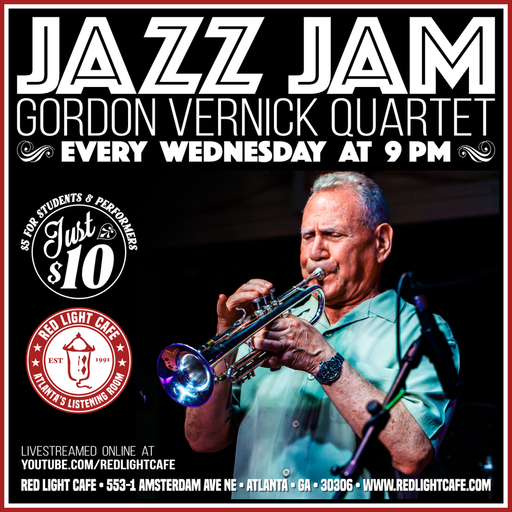 Wednesday Jazz Jam w/ the Gordon Vernick Quartet — Red Light Café