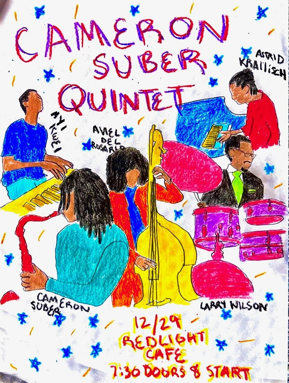 Cameron Suber Quintet — December 29, 2025 — Red Light Café, Atlanta, GA