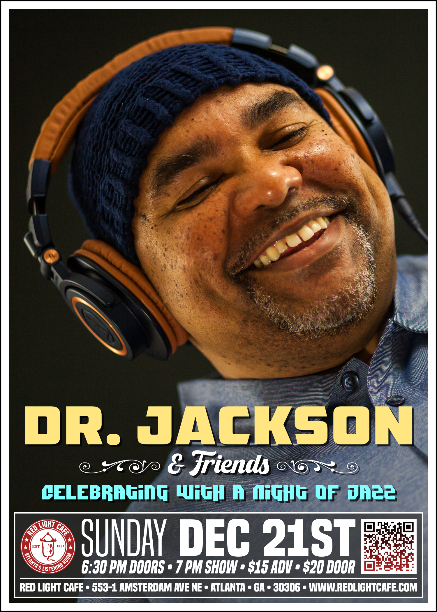 Dr. Jackson &amp; Friends: Celebrating with a Night of Jazz — December 21, 2025 — Red Light Café, Atlanta, GA