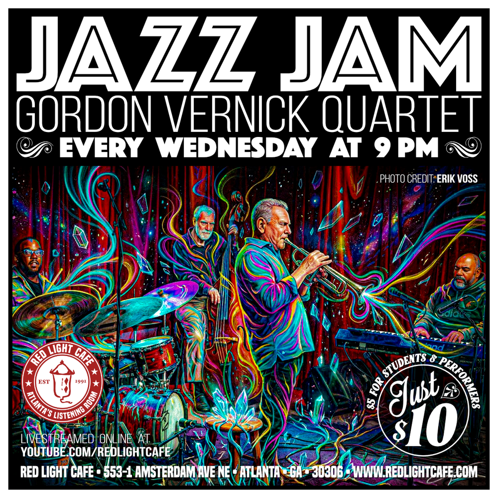 Wednesday Jazz Jam w/ the Gordon Vernick Quartet — Red Light Café