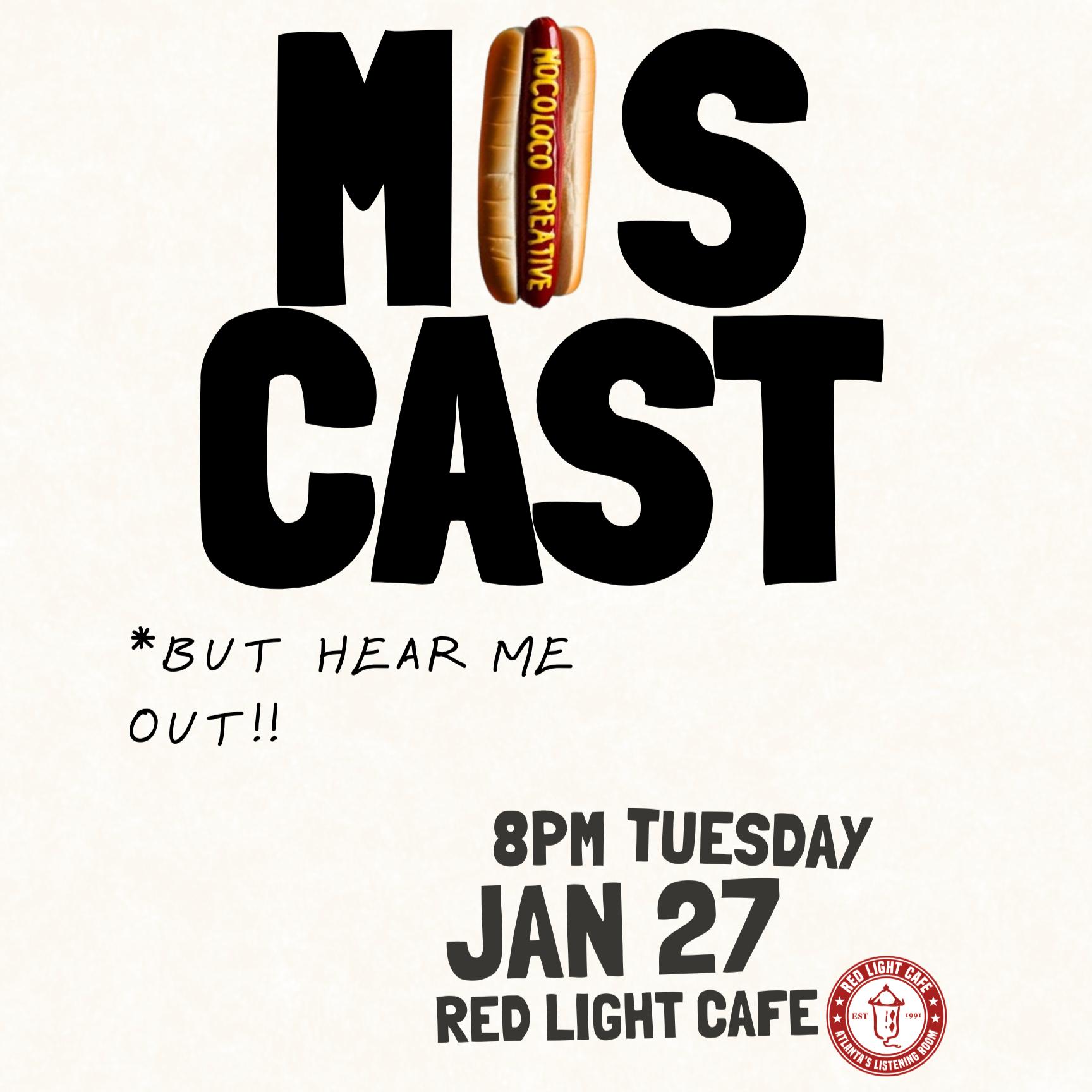 "Cut, Immediately: Miscast ...but hear me out!!" by nocolococreative