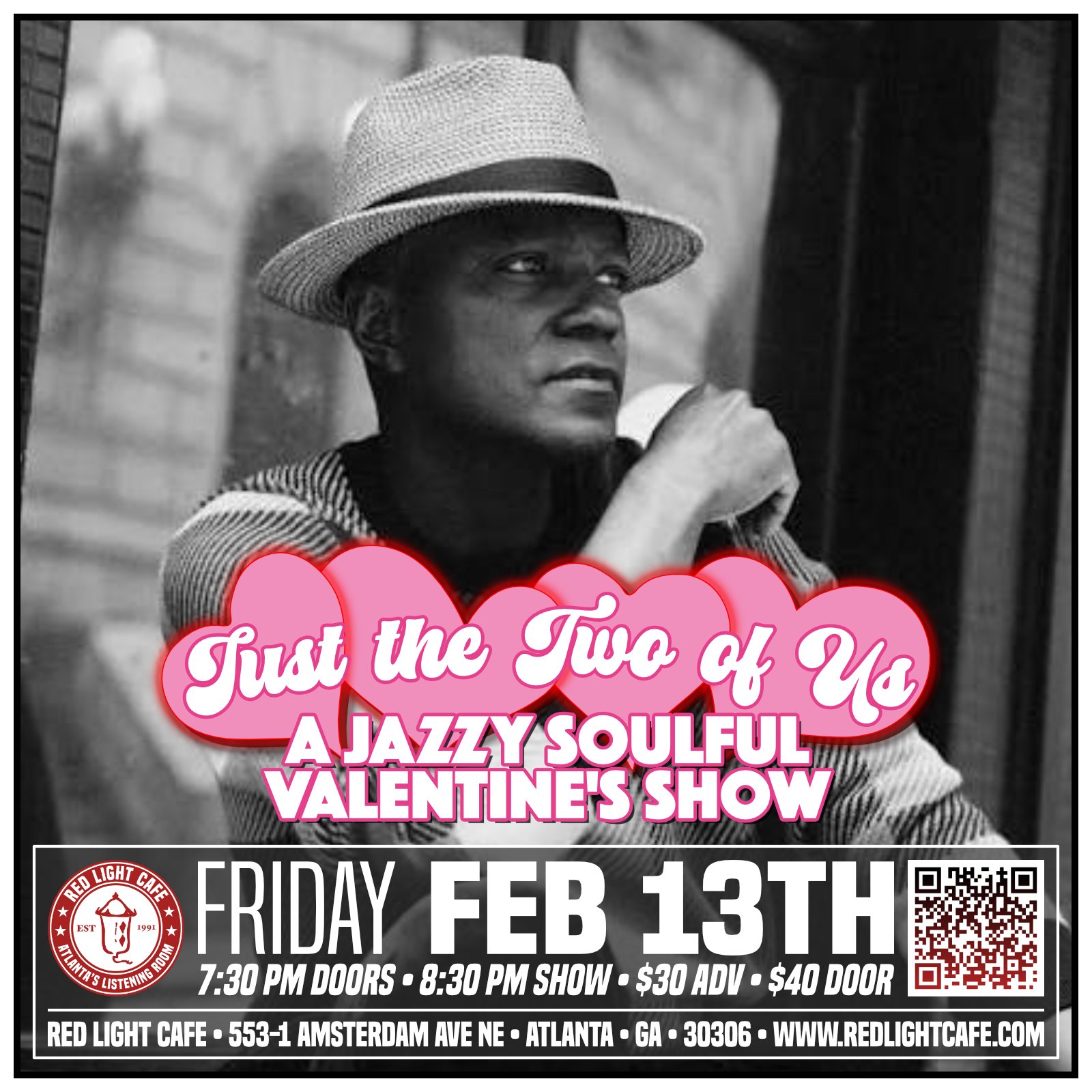 Just the Two of Us - Cleveland &amp; Vinnie present a Jazzy Soulful Valentine’s Day — February 13, 2026 — Red Light Café, Atlanta, GA — Greg
