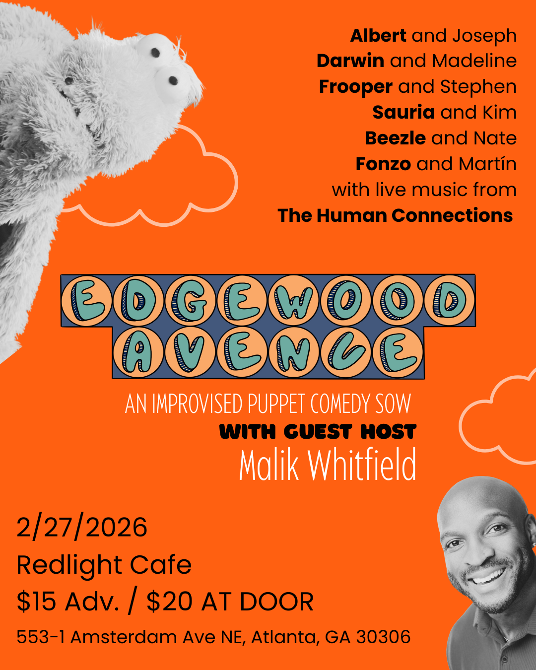 Edgewood Avenue — WOTD: Cloudy — February 27, 2026 — Red Light Café, Atlanta, GA