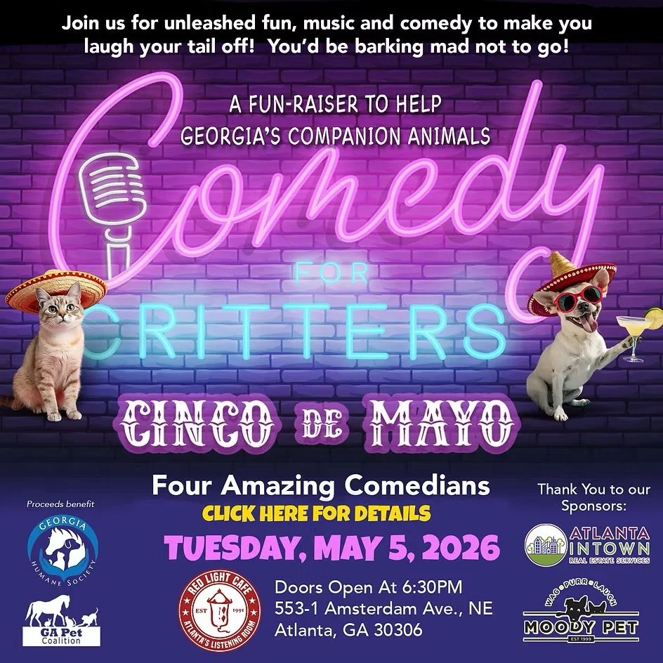 Comedy for Critters: A Fundraiser for Georgia's Companion Animals