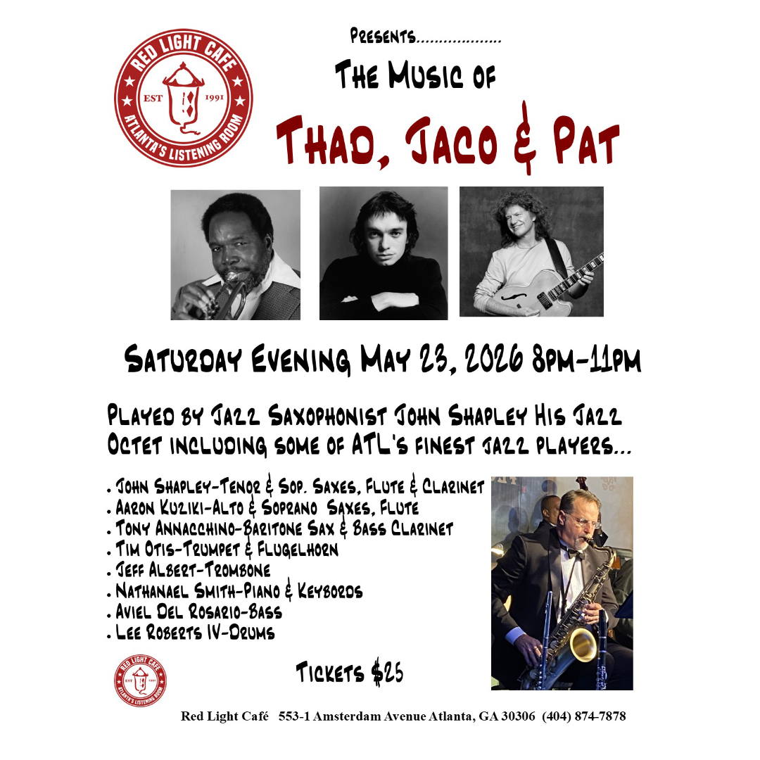 JOHN SHAPLEY OCTET: The Music of Thad, Jaco &amp; Pat