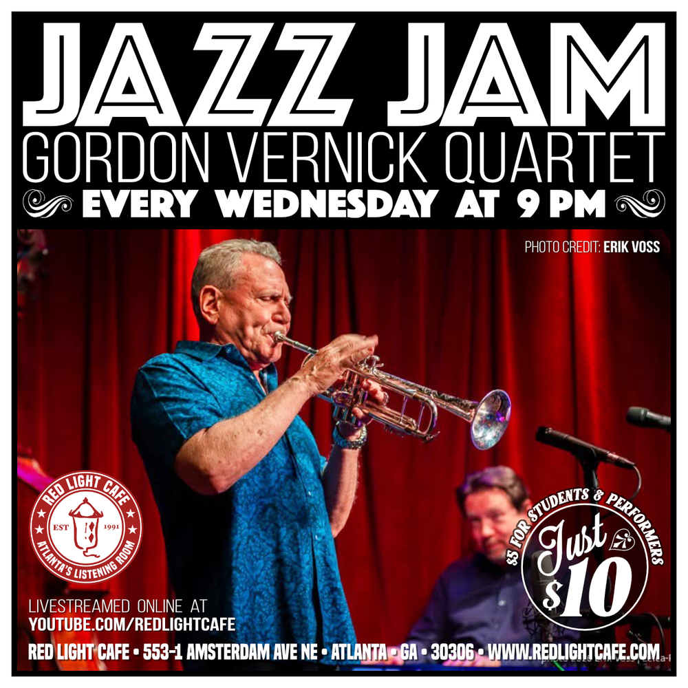 Wednesday Jazz Jam w/ the Gordon Vernick Quartet — Red Light Café