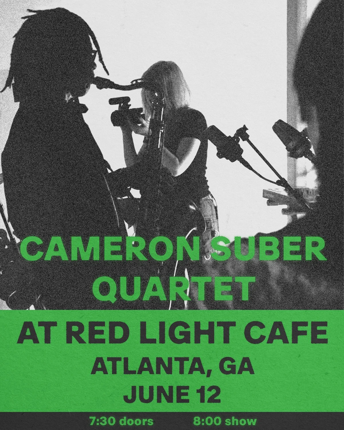 Cameron Suber Quartet (Jazz)&nbsp; — June 12, 2026 — Red Light Café, Atlanta, GA